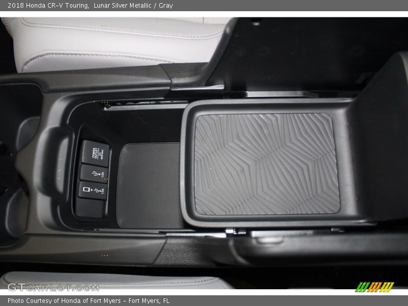 Lunar Silver Metallic / Gray 2018 Honda CR-V Touring