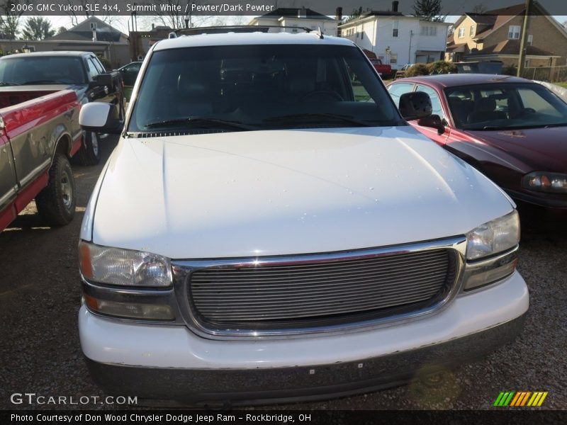 Summit White / Pewter/Dark Pewter 2006 GMC Yukon SLE 4x4