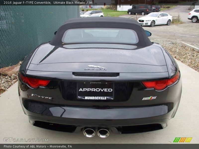 Ultimate Black Metallic / Jet 2016 Jaguar F-TYPE Convertible