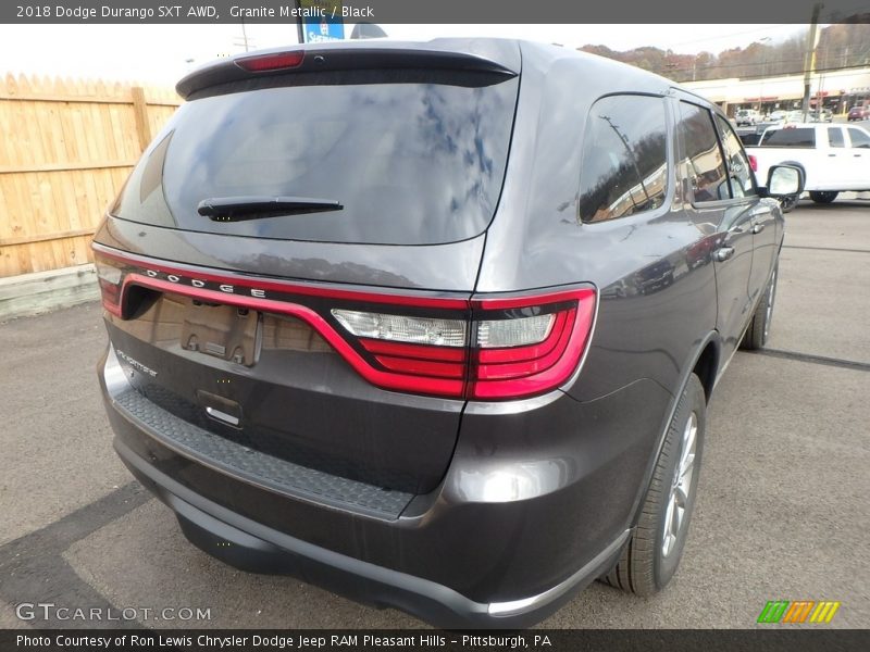 Granite Metallic / Black 2018 Dodge Durango SXT AWD