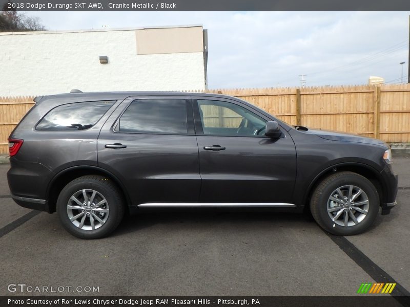 Granite Metallic / Black 2018 Dodge Durango SXT AWD