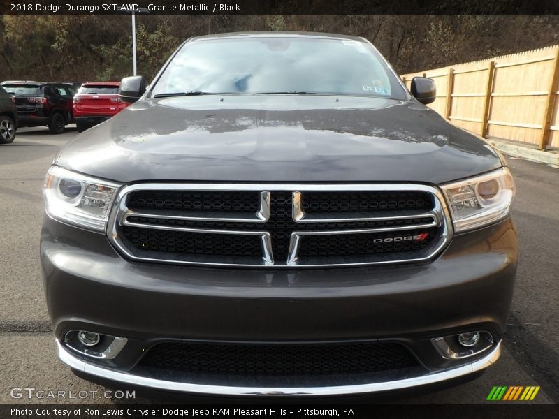 Granite Metallic / Black 2018 Dodge Durango SXT AWD