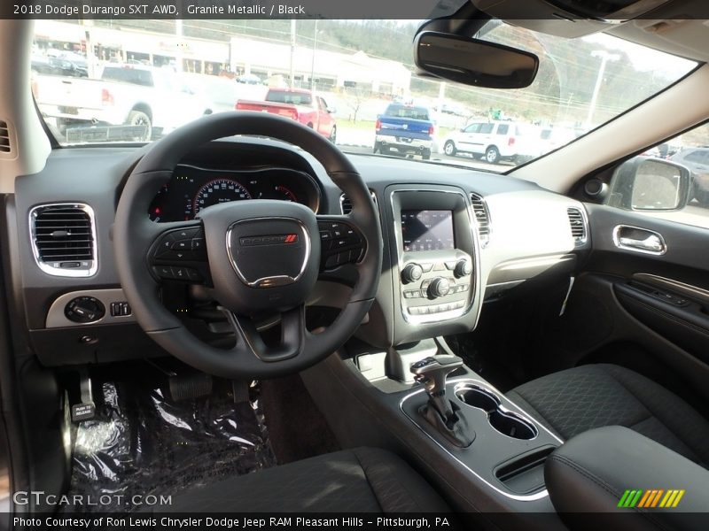 Granite Metallic / Black 2018 Dodge Durango SXT AWD