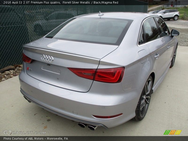 Florett Silver Metallic / Black/Magma Red 2016 Audi S3 2.0T Premium Plus quattro