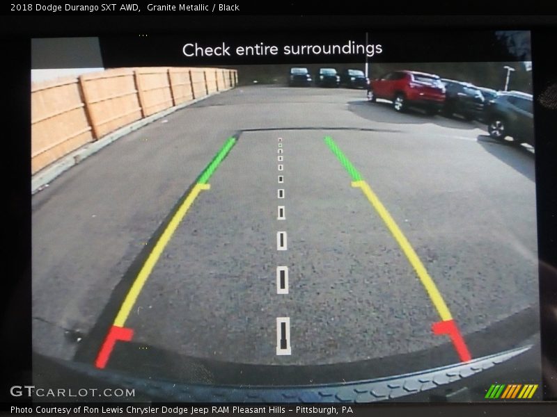 Granite Metallic / Black 2018 Dodge Durango SXT AWD