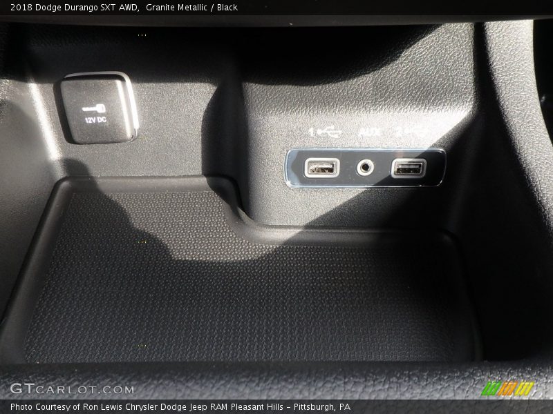 Granite Metallic / Black 2018 Dodge Durango SXT AWD
