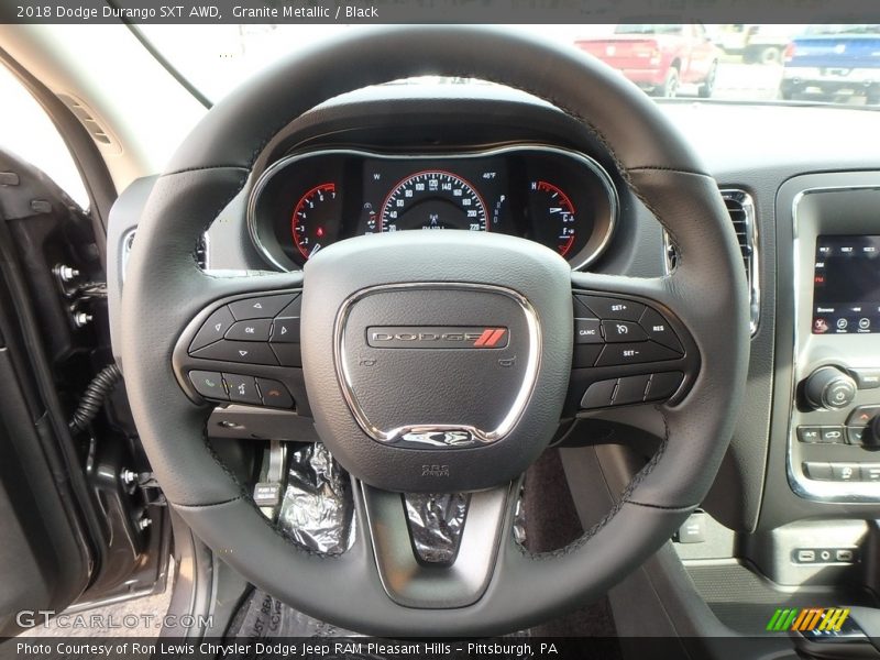 Granite Metallic / Black 2018 Dodge Durango SXT AWD