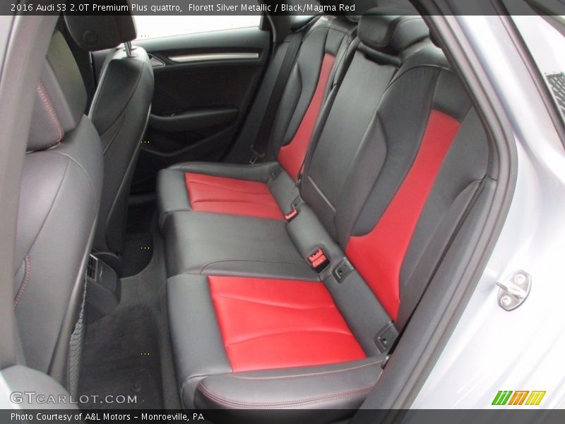 Florett Silver Metallic / Black/Magma Red 2016 Audi S3 2.0T Premium Plus quattro