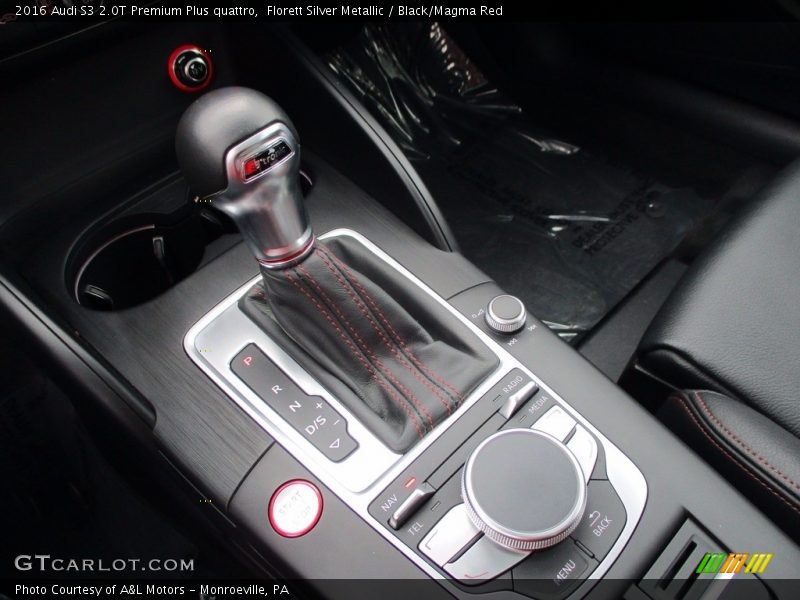 Florett Silver Metallic / Black/Magma Red 2016 Audi S3 2.0T Premium Plus quattro