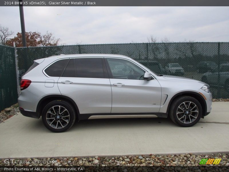Glacier Silver Metallic / Black 2014 BMW X5 xDrive35i