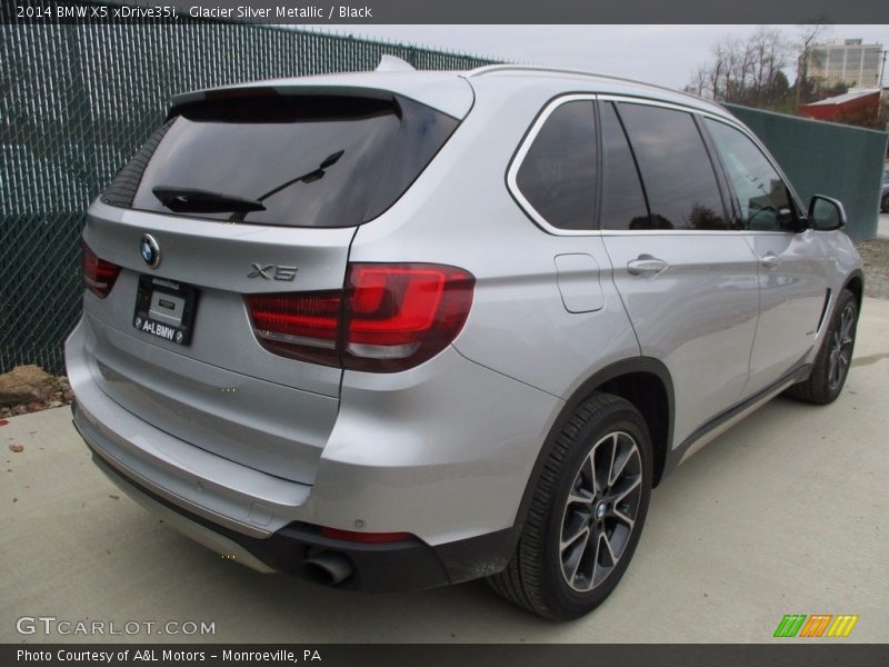 Glacier Silver Metallic / Black 2014 BMW X5 xDrive35i