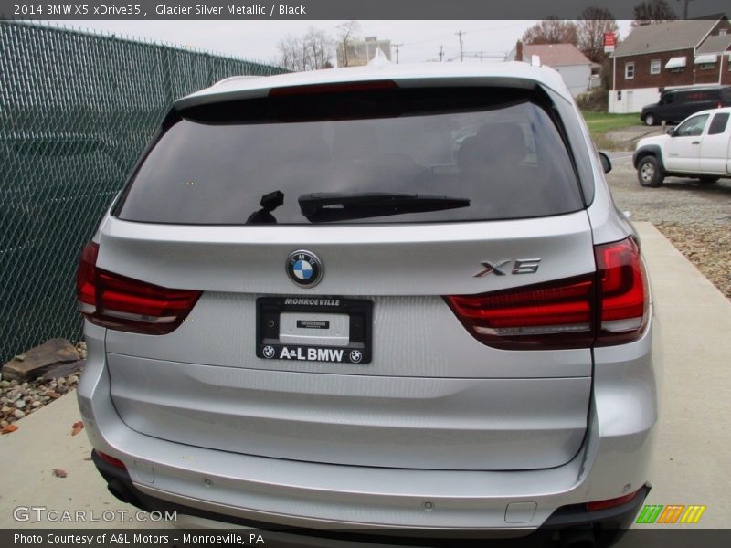 Glacier Silver Metallic / Black 2014 BMW X5 xDrive35i