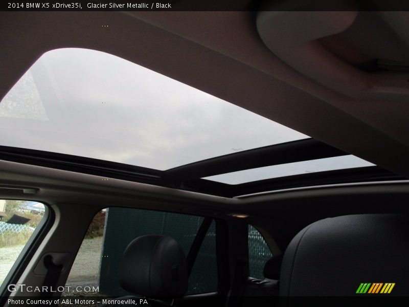 Glacier Silver Metallic / Black 2014 BMW X5 xDrive35i