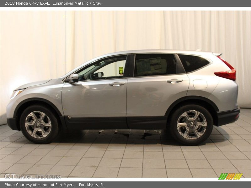 Lunar Silver Metallic / Gray 2018 Honda CR-V EX-L
