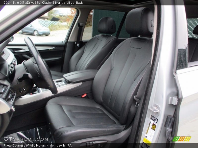 Glacier Silver Metallic / Black 2014 BMW X5 xDrive35i