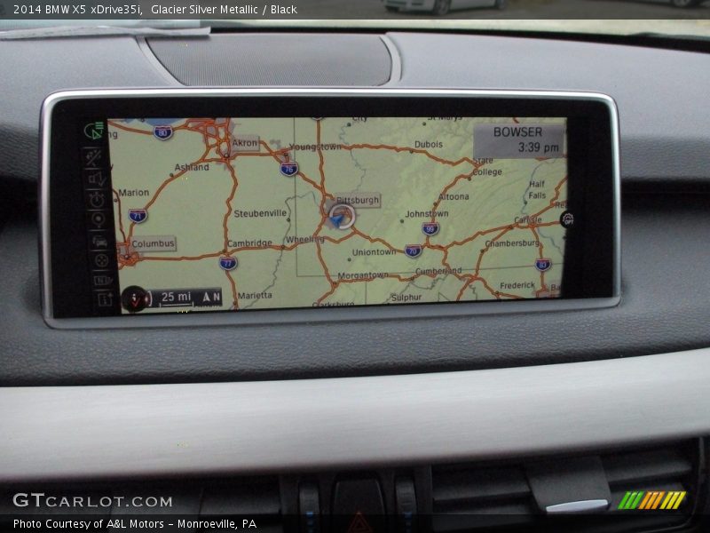 Glacier Silver Metallic / Black 2014 BMW X5 xDrive35i