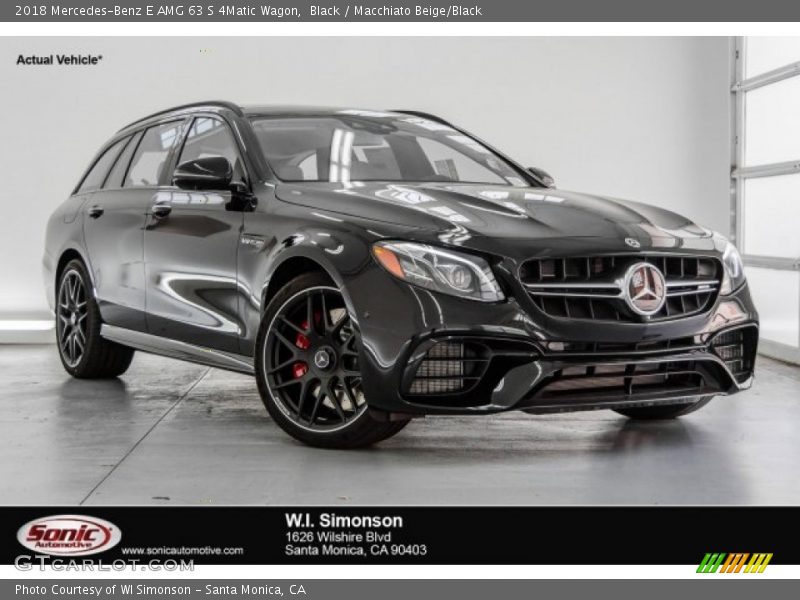 Black / Macchiato Beige/Black 2018 Mercedes-Benz E AMG 63 S 4Matic Wagon