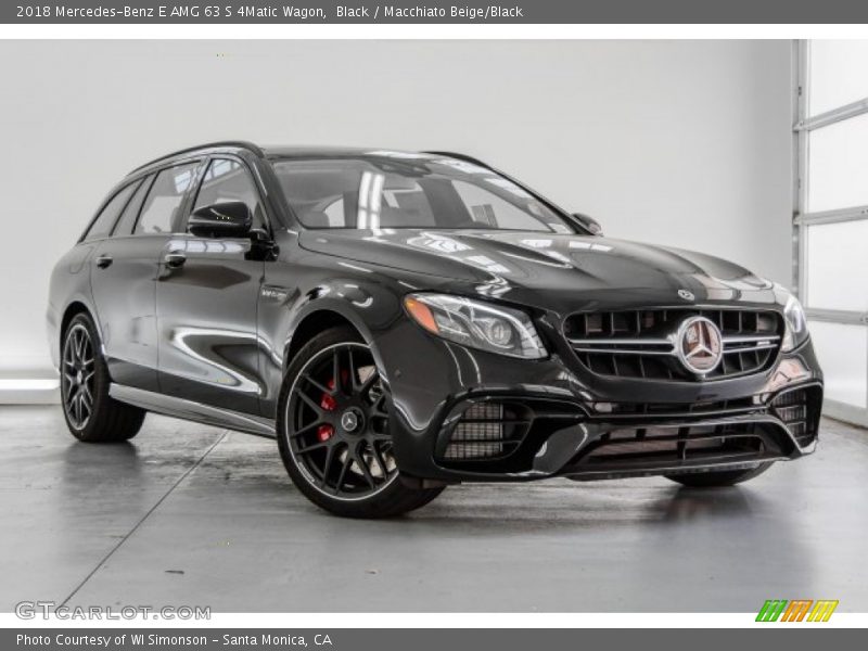 Front 3/4 View of 2018 E AMG 63 S 4Matic Wagon