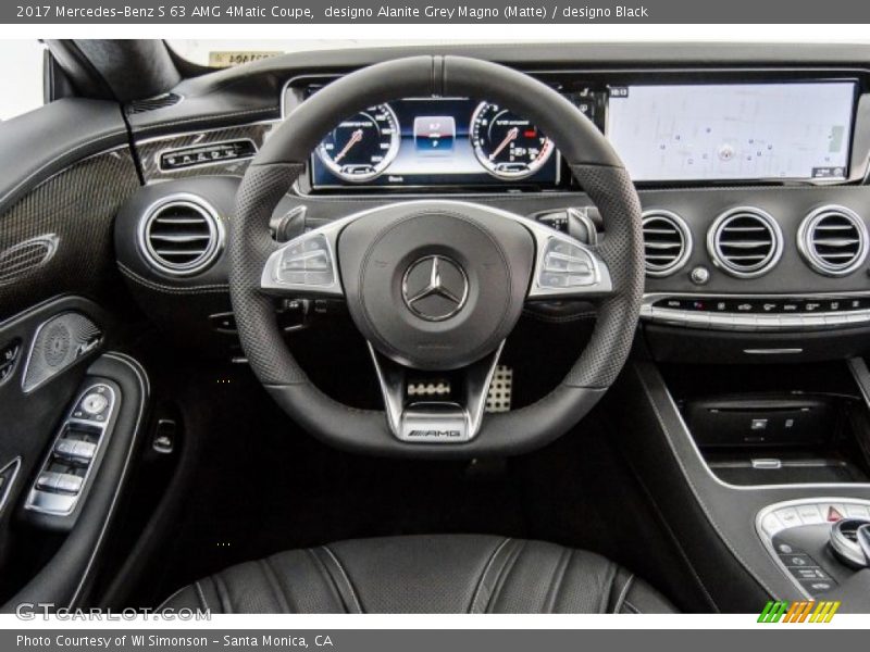 designo Alanite Grey Magno (Matte) / designo Black 2017 Mercedes-Benz S 63 AMG 4Matic Coupe
