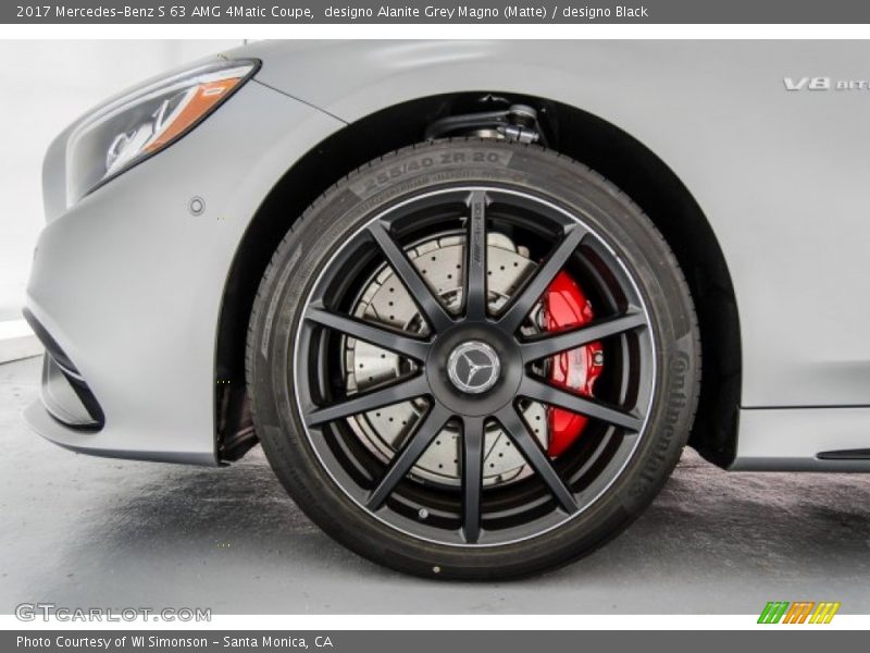 designo Alanite Grey Magno (Matte) / designo Black 2017 Mercedes-Benz S 63 AMG 4Matic Coupe