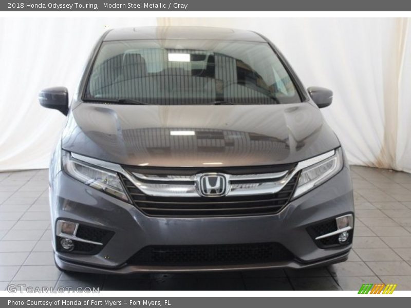 Modern Steel Metallic / Gray 2018 Honda Odyssey Touring