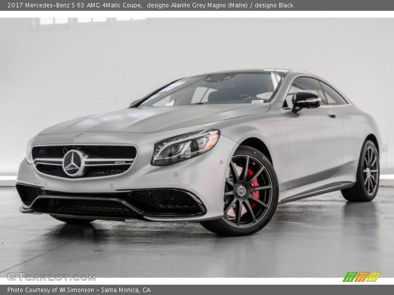 designo Alanite Grey Magno (Matte) / designo Black 2017 Mercedes-Benz S 63 AMG 4Matic Coupe