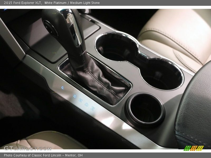 White Platinum / Medium Light Stone 2015 Ford Explorer XLT