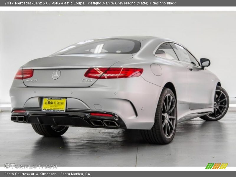 designo Alanite Grey Magno (Matte) / designo Black 2017 Mercedes-Benz S 63 AMG 4Matic Coupe