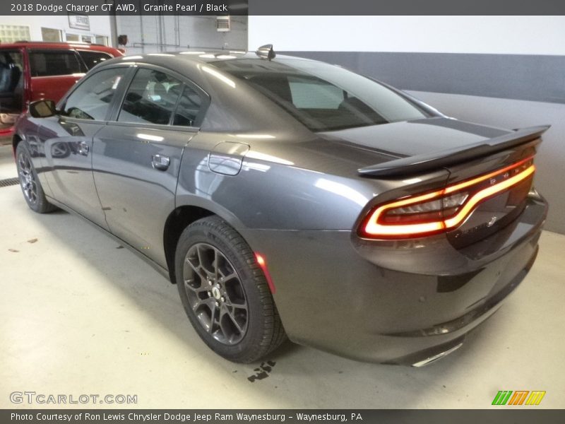 Granite Pearl / Black 2018 Dodge Charger GT AWD