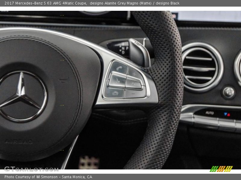 designo Alanite Grey Magno (Matte) / designo Black 2017 Mercedes-Benz S 63 AMG 4Matic Coupe