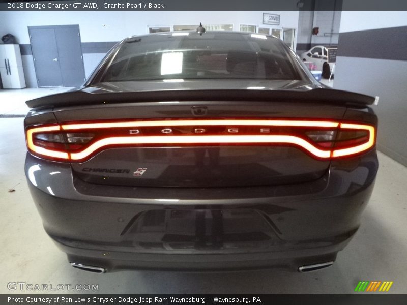 Granite Pearl / Black 2018 Dodge Charger GT AWD
