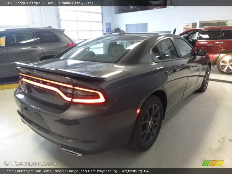 Granite Pearl / Black 2018 Dodge Charger GT AWD
