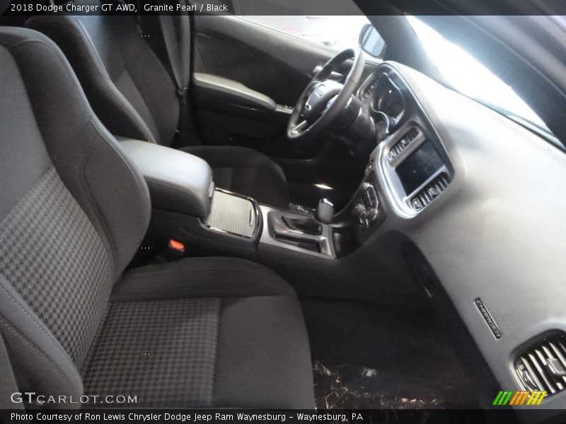 Granite Pearl / Black 2018 Dodge Charger GT AWD