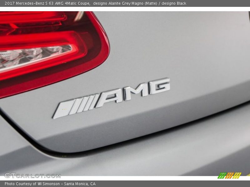 designo Alanite Grey Magno (Matte) / designo Black 2017 Mercedes-Benz S 63 AMG 4Matic Coupe