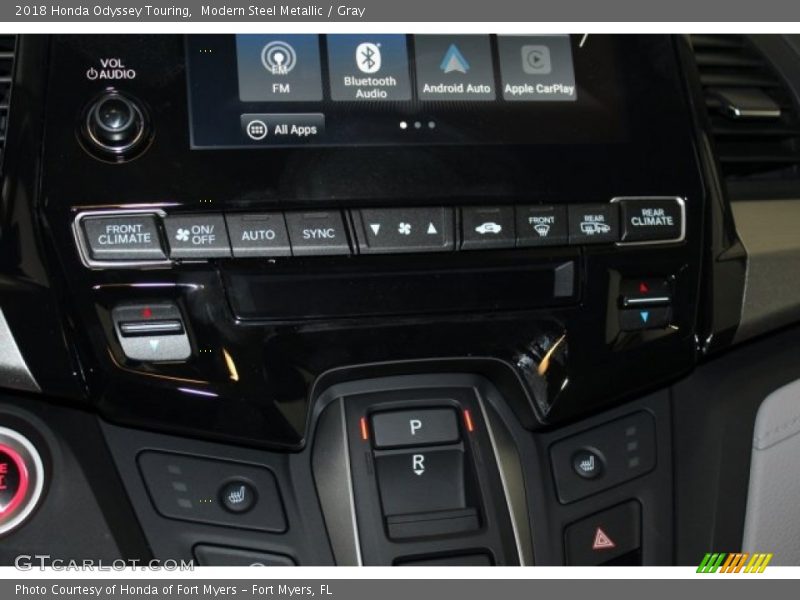 Modern Steel Metallic / Gray 2018 Honda Odyssey Touring