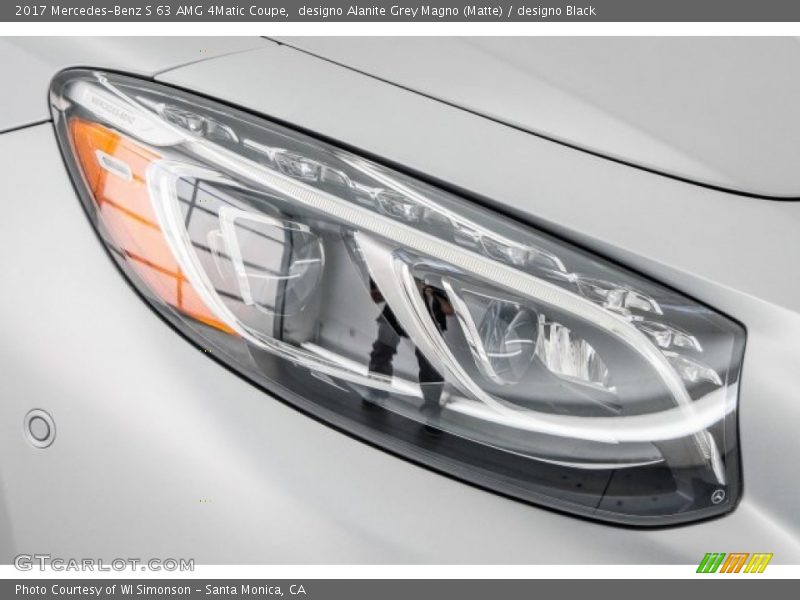 designo Alanite Grey Magno (Matte) / designo Black 2017 Mercedes-Benz S 63 AMG 4Matic Coupe