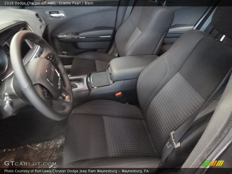 Granite Pearl / Black 2018 Dodge Charger GT AWD
