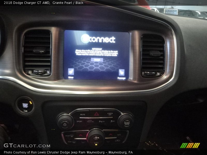 Granite Pearl / Black 2018 Dodge Charger GT AWD