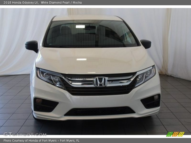 White Diamond Pearl / Mocha 2018 Honda Odyssey LX