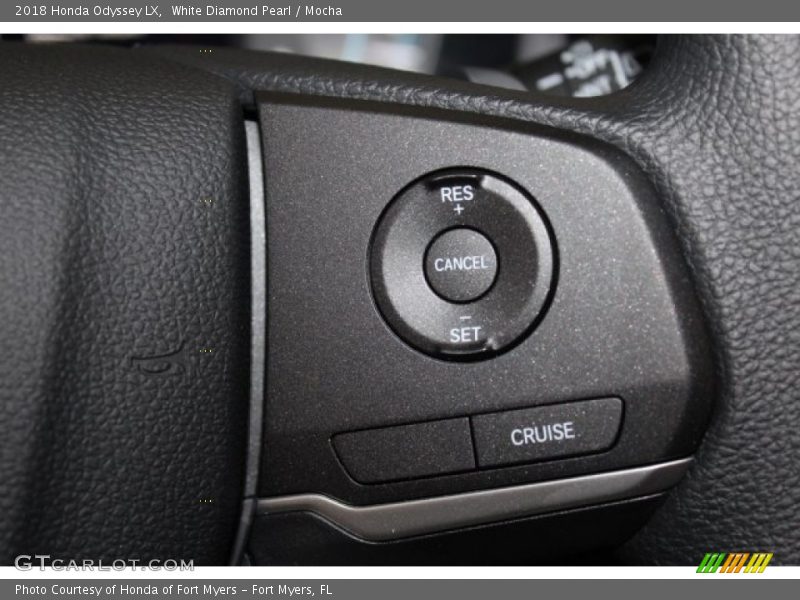 White Diamond Pearl / Mocha 2018 Honda Odyssey LX