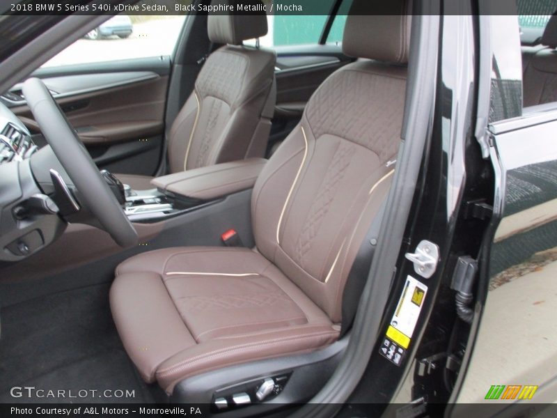  2018 5 Series 540i xDrive Sedan Mocha Interior