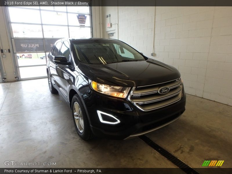 Shadow Black / Ebony 2018 Ford Edge SEL AWD