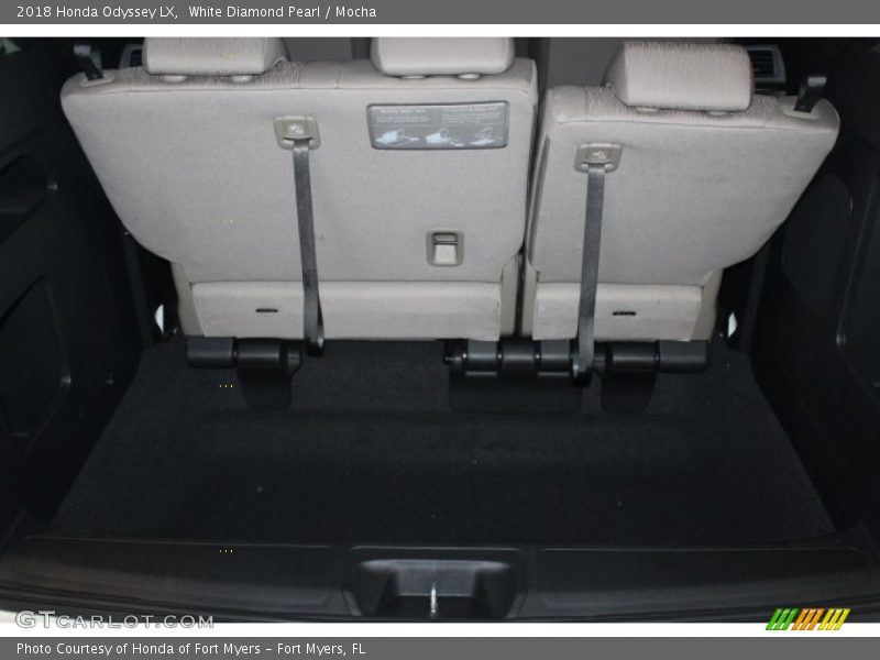 White Diamond Pearl / Mocha 2018 Honda Odyssey LX