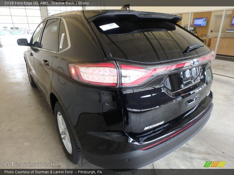 Shadow Black / Ebony 2018 Ford Edge SEL AWD