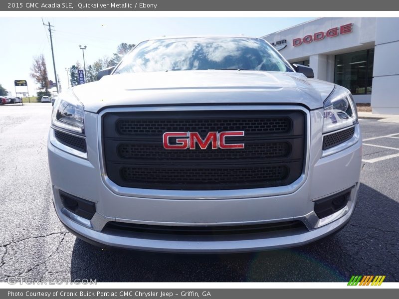 Quicksilver Metallic / Ebony 2015 GMC Acadia SLE