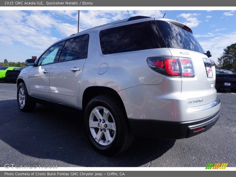 Quicksilver Metallic / Ebony 2015 GMC Acadia SLE