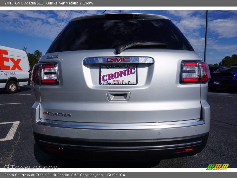 Quicksilver Metallic / Ebony 2015 GMC Acadia SLE
