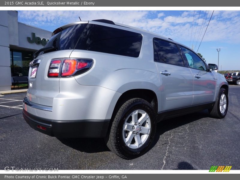 Quicksilver Metallic / Ebony 2015 GMC Acadia SLE
