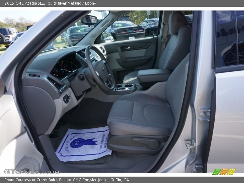 Quicksilver Metallic / Ebony 2015 GMC Acadia SLE