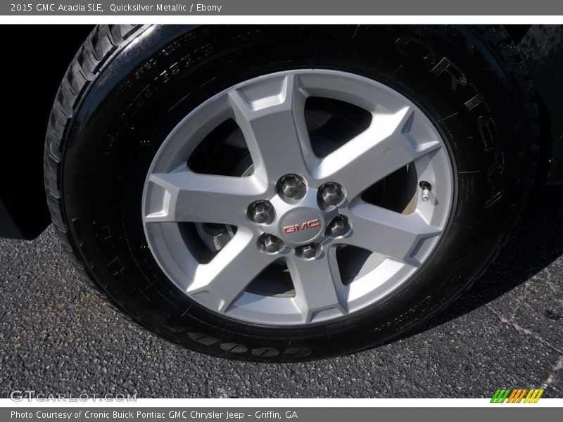 Quicksilver Metallic / Ebony 2015 GMC Acadia SLE